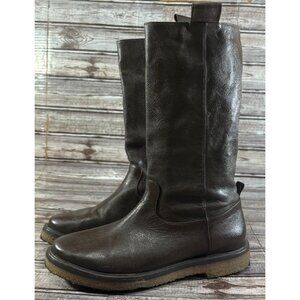 Mari Giudicelli The Garden Calfskin Leather Boots Size 36 US 6 brown mspr $635